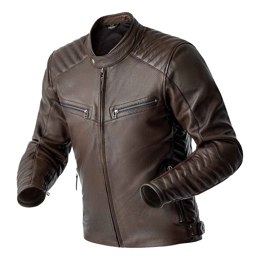 RST Roadster Air D3O Mens Vented Leather Motorcycle Jacket