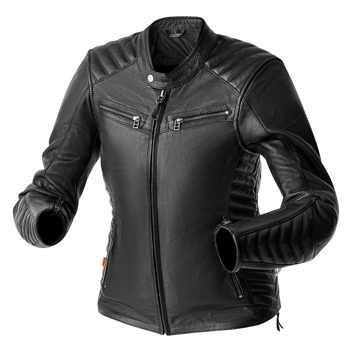RST Roadster Air D3O Ladies Vented Leather Motorcycle Jacket