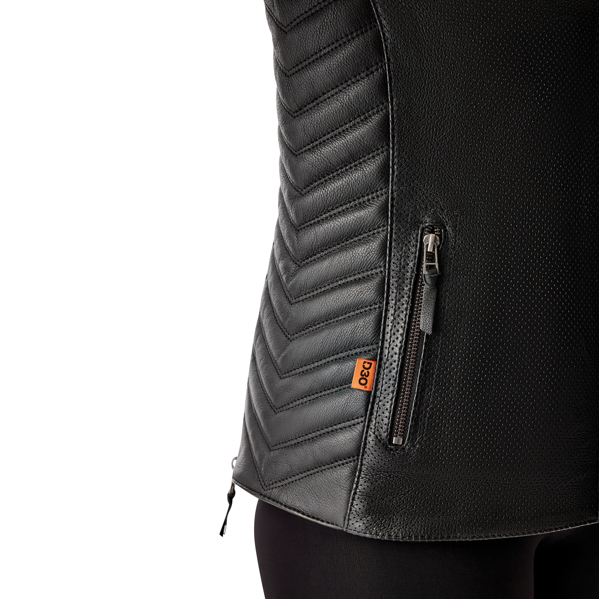 RST Roadster Air D3O Ladies Vented Leather Motorcycle Jacket