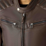 RST Roadster Air D3O Ladies Vented Leather Motorcycle Jacket