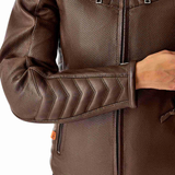 RST Roadster Air D3O Ladies Vented Leather Motorcycle Jacket