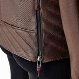 RST Roadster Air D3O Ladies Vented Leather Motorcycle Jacket
