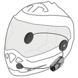 Interphone Ucom 3 Universal Bluetooth Intercom Single + Bike It Pro 2.0 Waterproof Phone Mount and Wireless Fast Charger Kit Bundle