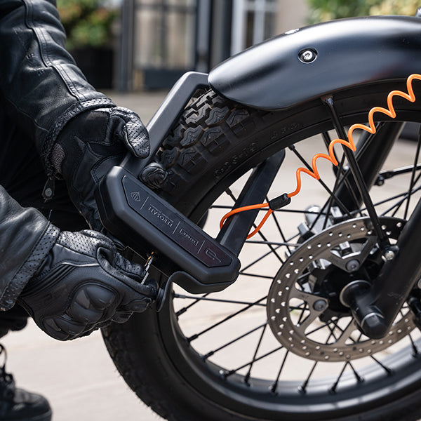 Hiplok DX1000 Sold Secure Diamond Motorcycle Shackle Lock Black