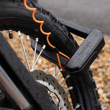 Hiplok D1000 Sold Secure Diamond Motorcycle Shackle Lock Black