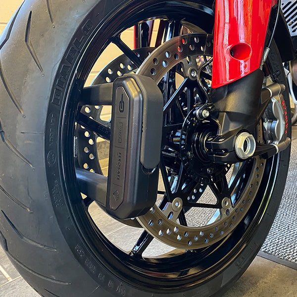 Hiplok D1000 Sold Secure Diamond Motorcycle Shackle Lock Black