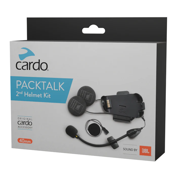 Cardo 2nd Helmet Intercom Kit for Packtalk Sound by JBL
