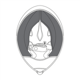 AGV Pista GP-R Motorbike Motorcycle Helmet Replacement / Spare Cheek Pads 2XL