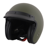 MIDA MV-7 Open Face Motorcycle Helmet with Peak