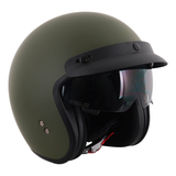 MIDA MV-7 Open Face Motorcycle Helmet with Peak