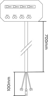 Oxford Auxiliary Accessories Junction Box -12V with Fused Power Outlets
