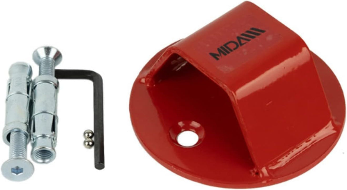 Oxford Monster 12mm Square Security Chain 1.5m & Padlock with Mida Titan Ground Anchor Bundle Kit