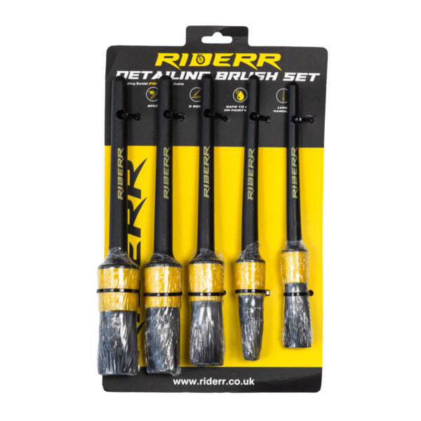 Riderr 5 Piece Detailing Cleaning Brush Set