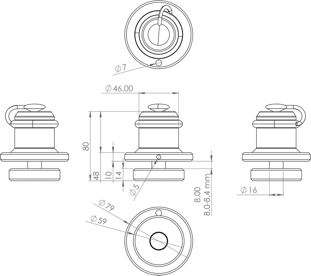 Oxford Beast Diamond Rated Motorcycle Disc Lock