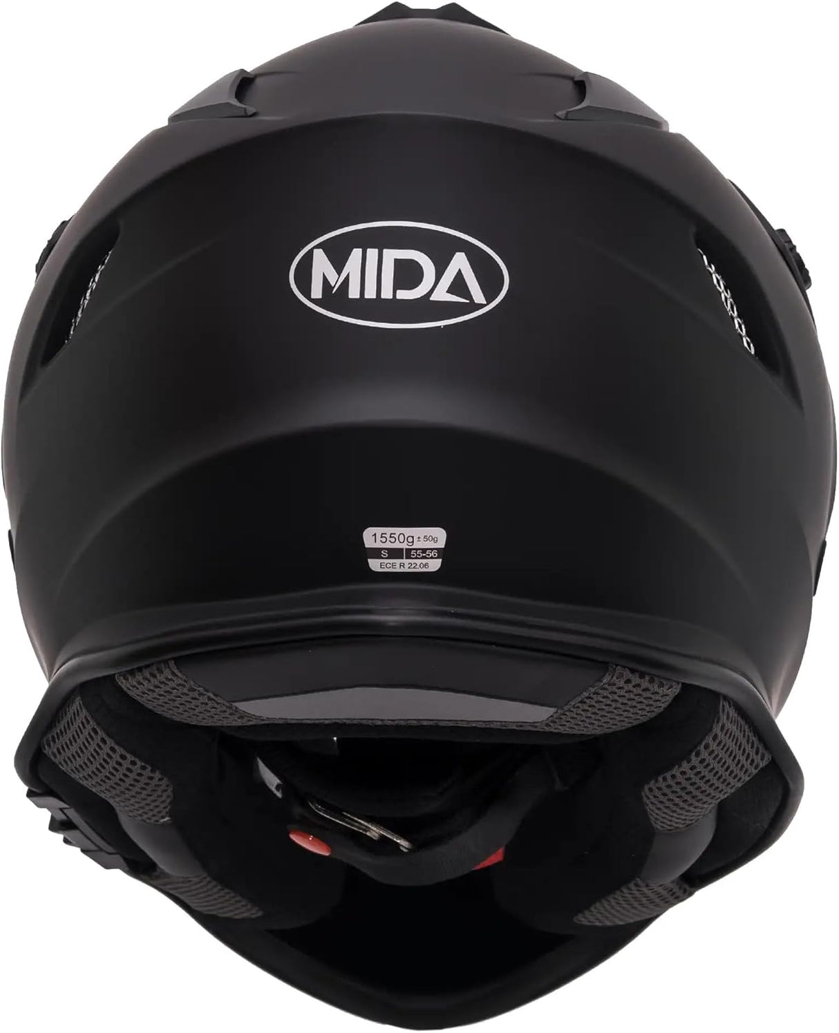 Mida MV-3 Adventure 22.06 Motorcycle Helmet Satin Black - XL (DKS191 Visor)