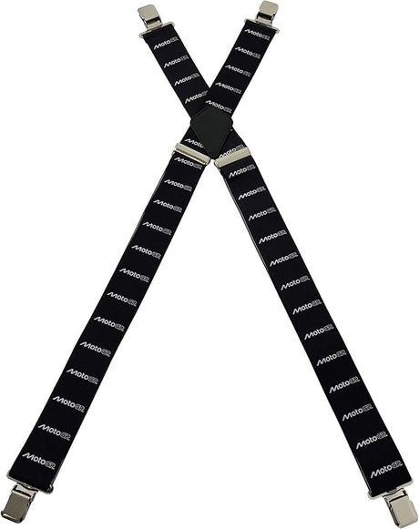 MotoGP BikeIt Rider Braces With MotoGP Logo Black White