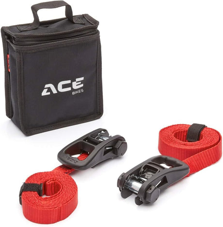 Acebikes Essential Ratchet Tie Down Two Pack Transport Ratchet Kit