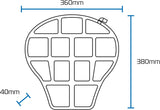 Oxford Air Seat Comfort Cushion