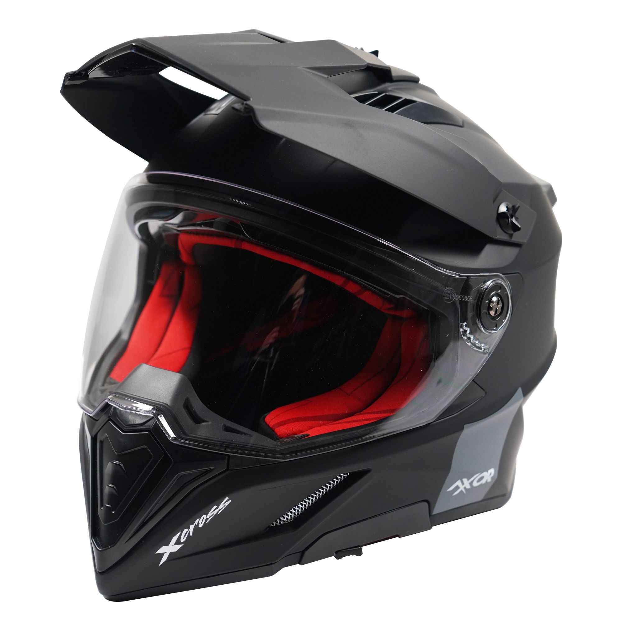 Axor X Cross Adventure Full Face Helmet Matt Black MSG Bike Gear