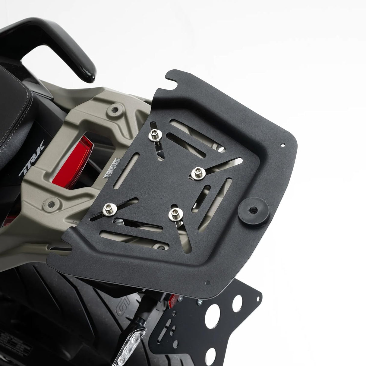 Oxford Roamer Universal Top Box Black with Universal Mounting Plate