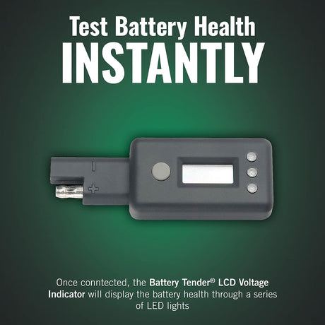 Battery Tender LCD Battery meter with QDC Plug Voltage Monitor