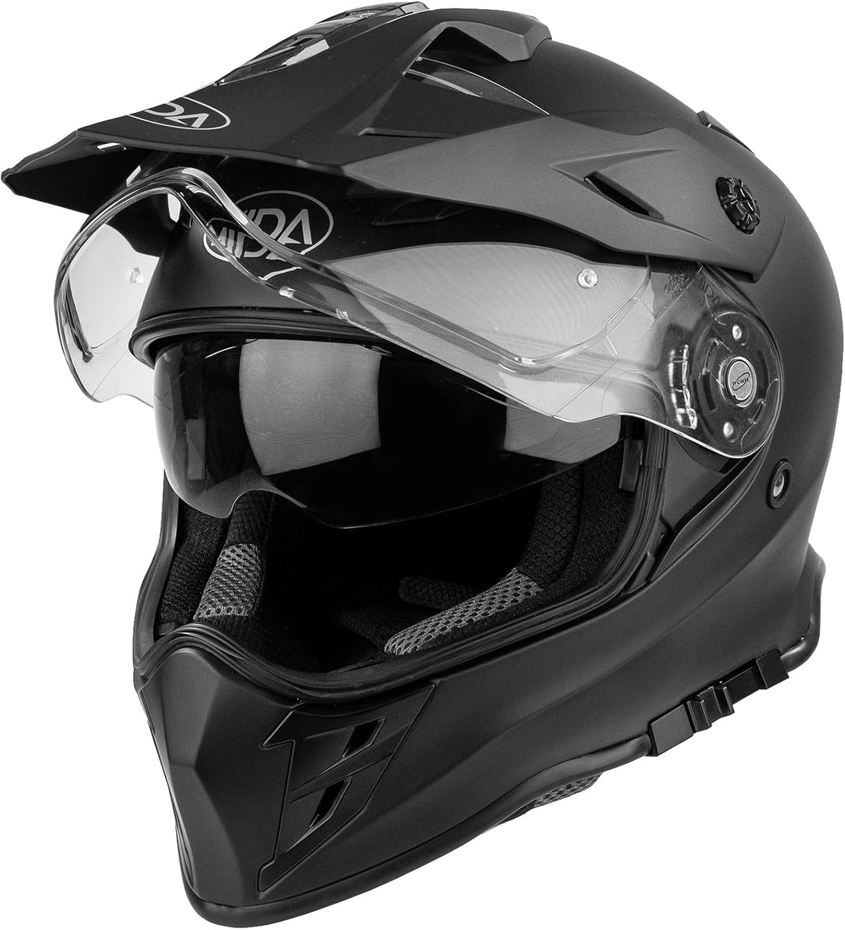 Mida MV-3 Adventure 22.06 Motorcycle Helmet Satin Black - XL (DKS191 Visor)