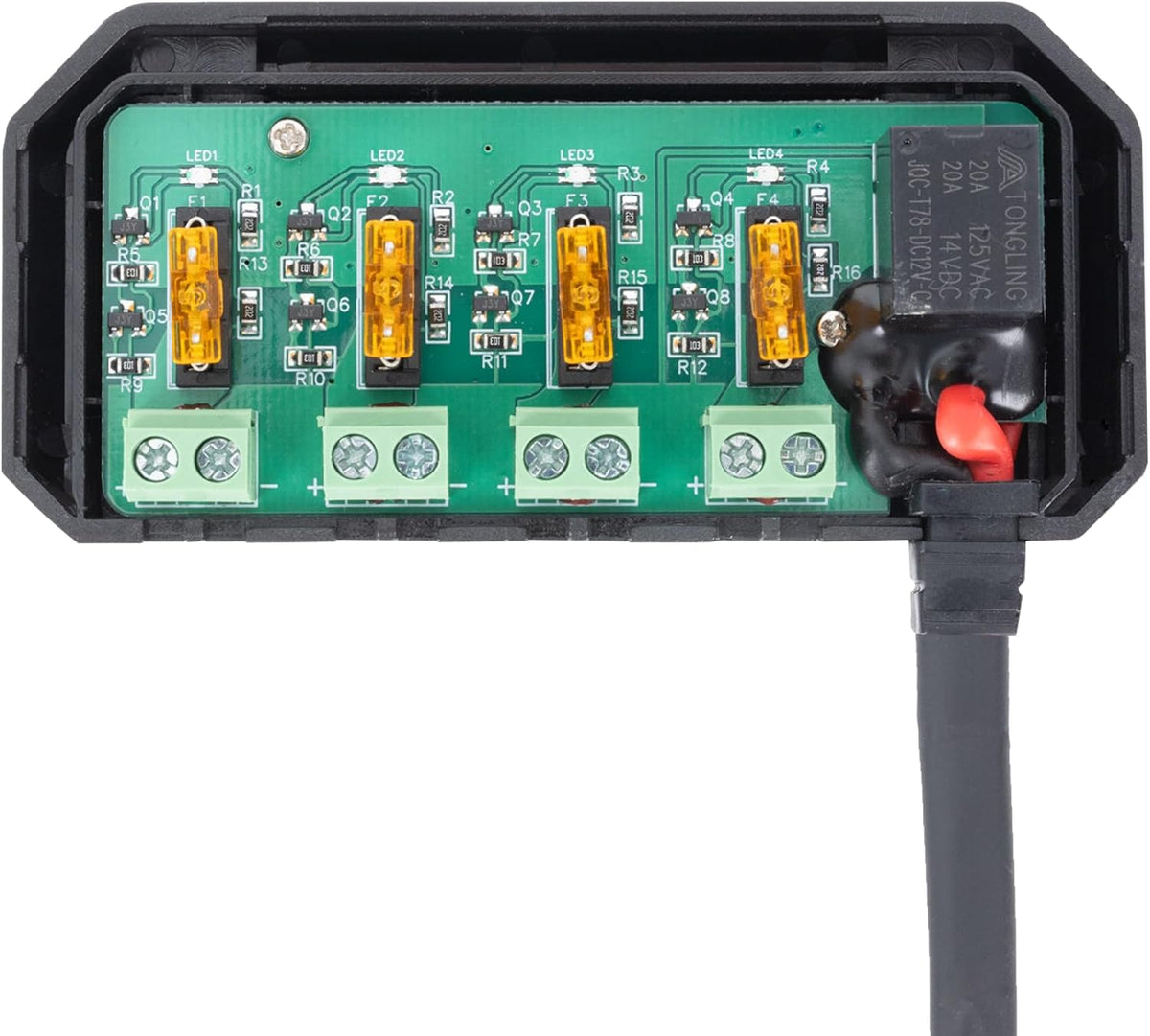 Oxford Auxiliary Accessories Junction Box -12V with Fused Power Outlets