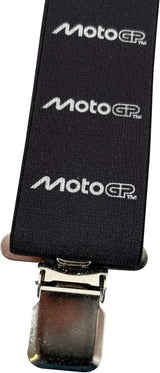 MotoGP BikeIt Rider Braces With MotoGP Logo Black White