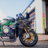 Squire Defiant Sold Secure Diamond Motorcycle Disc Lock & Oxford Monster Chain 1.5m & Padlock Bundle Kit