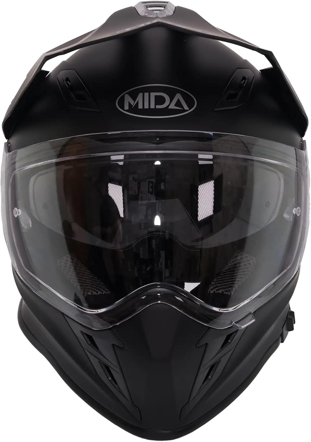 Mida MV-3 Adventure 22.06 Motorcycle Helmet Satin Black - XL (DKS191 Visor)