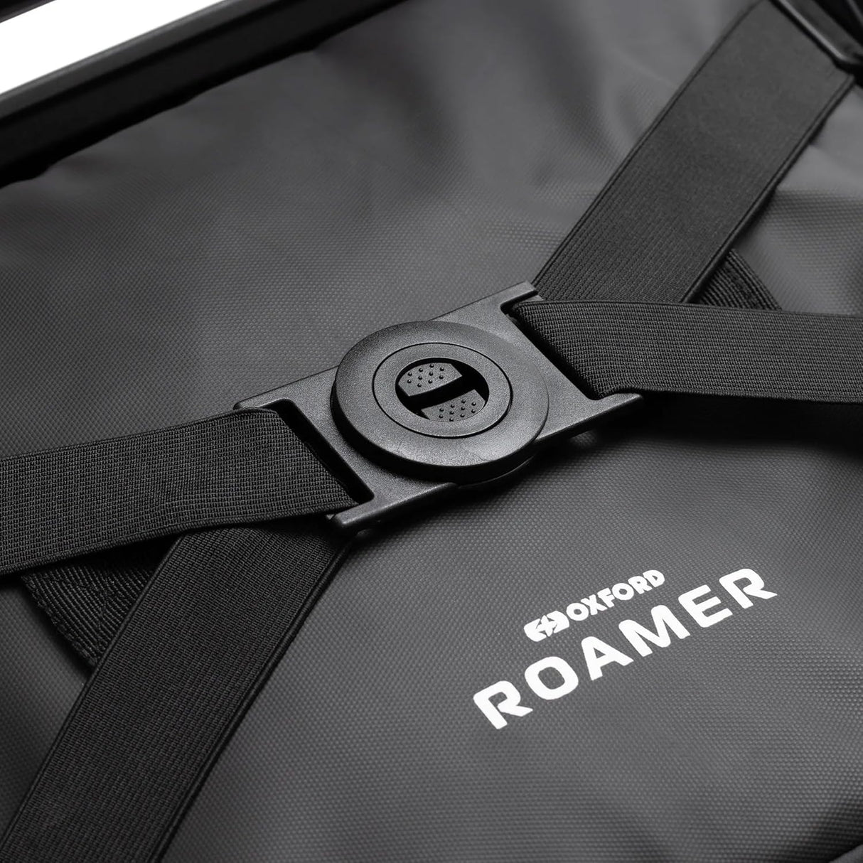 Oxford Roamer Universal Top Box Black with Universal Mounting Plate