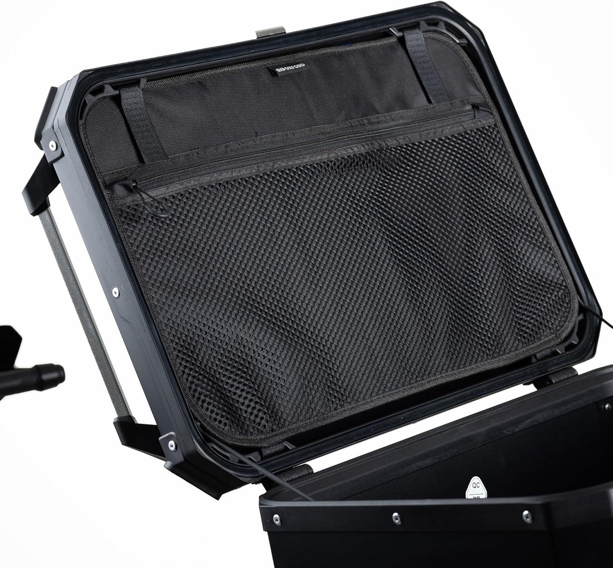 Oxford Roamer Universal Top Box Black with Universal Mounting Plate