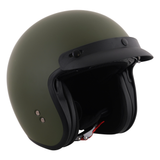 MIDA MV-7 Open Face Motorcycle Helmet with Peak