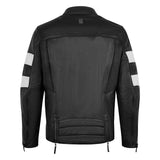 Spada Hanzo Black & Ivory Leather Jacket