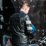 Spada Hanzo Black & Ivory Leather Jacket