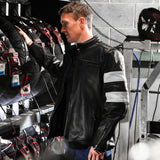 Spada Hanzo Black & Ivory Leather Jacket