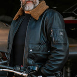 Spada Turbine Leather Bomber Jacket