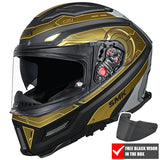 SMK Agnar Full Face Helmet + Free Dark Visor