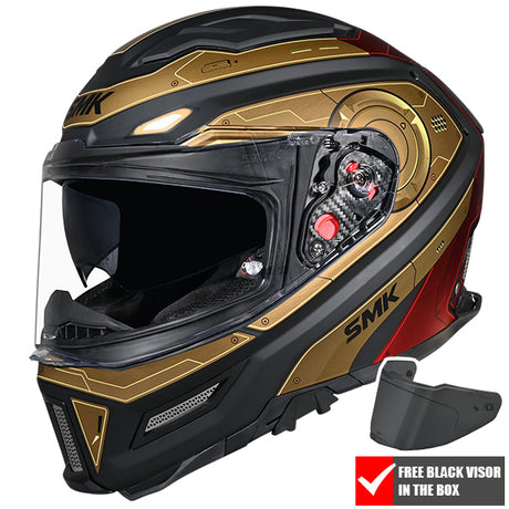 SMK Agnar Full Face Helmet + Free Dark Visor