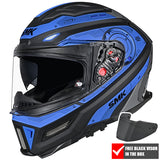 SMK Agnar Full Face Helmet + Free Dark Visor