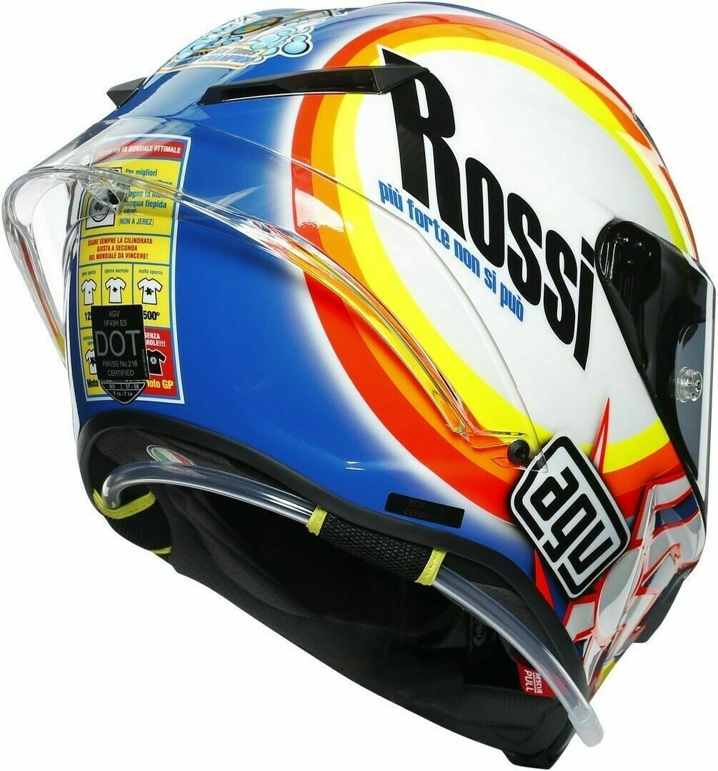 AGV Pista GP-RR Carbon Full Face Helmet Rossi 2005 Sepang Winter Test + Smoke Visor
