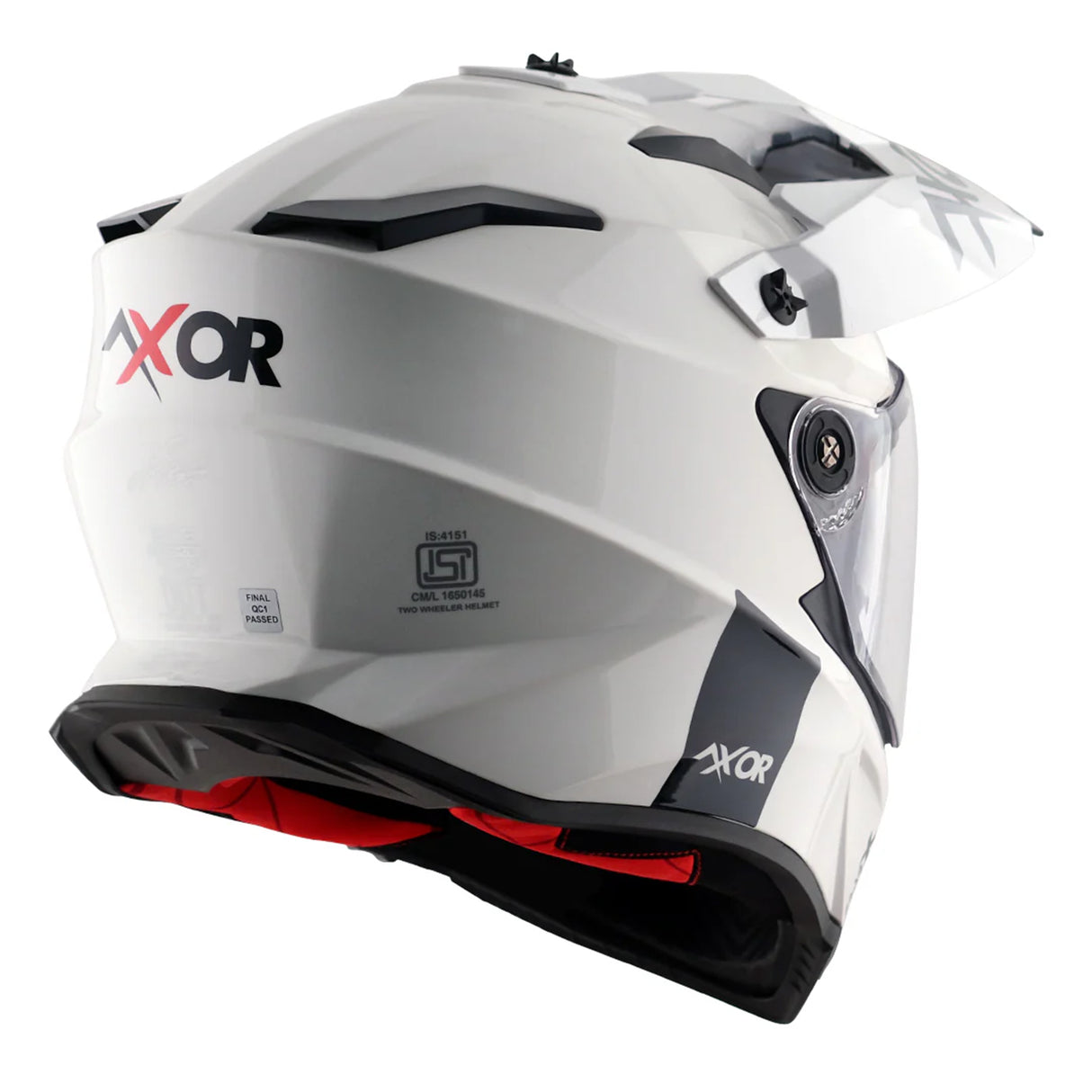 Axor X-Cross Adventure Dual Sport Helmet + FREE Dark Visor & Pinlock Insert