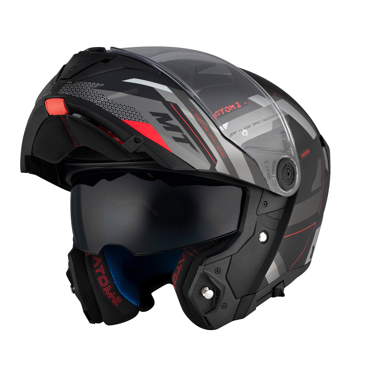 MT Atom 2 Flip Front Motorcycle Helmet