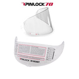 G-Mac Axis Evo 2.0 Clear Pinlock Ready Visor and Pinlock 70 Anti-fog Insert Clear DKS002 Bundle Kit