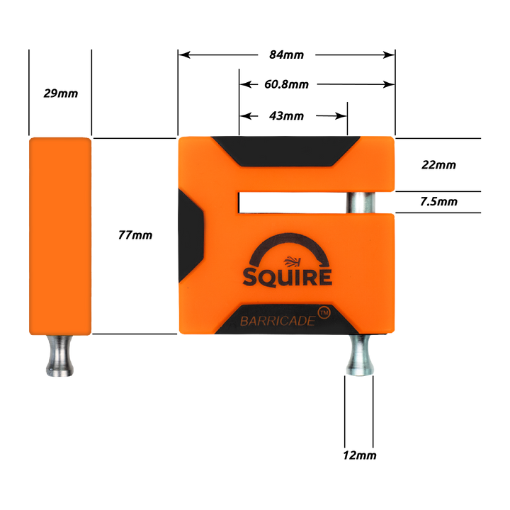 Squire Barricade Heavy Duty Brake Disc Lock