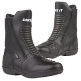 Bike It 'Preto' Black Mid Length Waterproof Motorcycle Boots