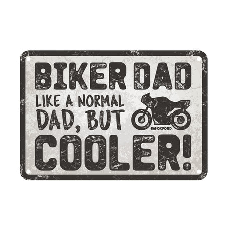 Oxford Metal Workshop Shed Garage Sign - The Perfect Gift for a Biker