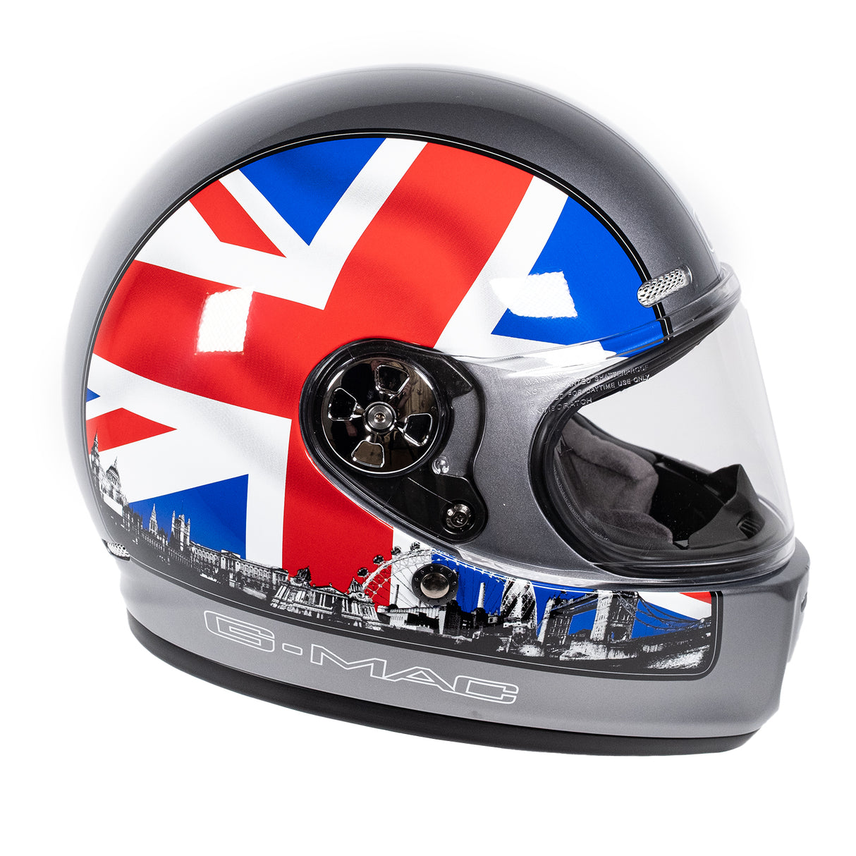 G-Mac Blaze Retro Classic Full Face Helmet