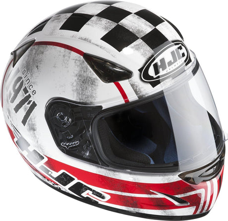 HJC CS-14 Check MC1 Full Face Helmet - Red