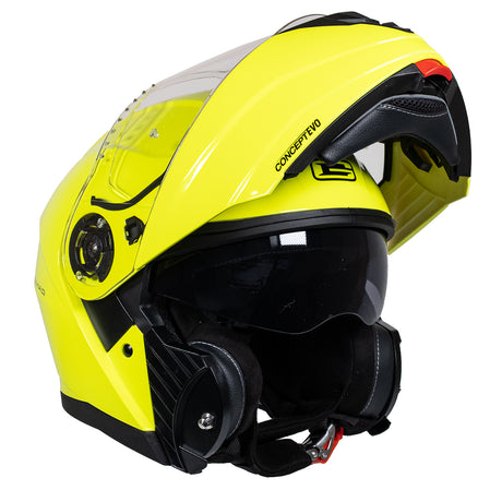 G-Mac Concept Evo Flip Front Motorcycle Helmet + FREE Pinlock Anti-Fog Insert